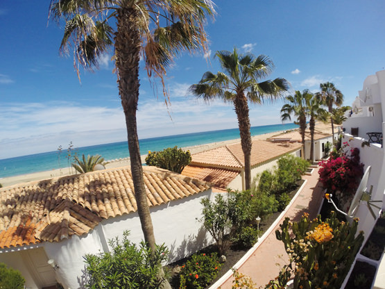 Terrasse Meerblick Ferienwohnung Fuerteventura